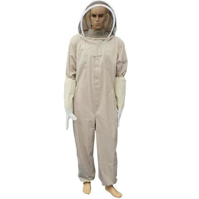 Combinaison Apiculteur Professionnelle SDENSHI - Protection Anti-Piqûres Épaisse - Taille XL - Pour Apiculture Et Protection Guêpes