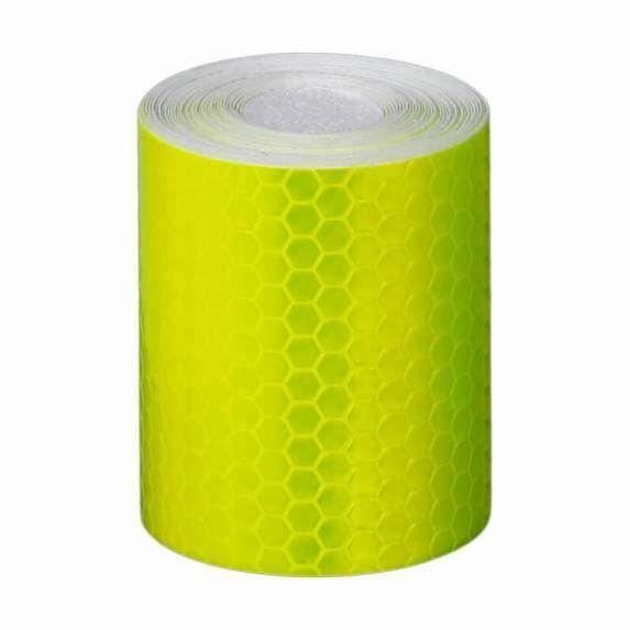 16 Bandes Réfléchissantes Autocollantes – Sécurité Nuit Pour Vélo, Voiture, Casque (4 Couleurs)
