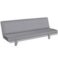 E-Com ®9383Canapé d'angle Convertible Canapé-lit réversible Grand Confort & Relax Sofa de Salon Scandinave Gris clair Polyester-1
