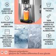 Machine à glaçons - Klarstein - LED - 12kg en 24h - Fabrication en 6-10 min - Ice maker - Silencieux - Gris-1