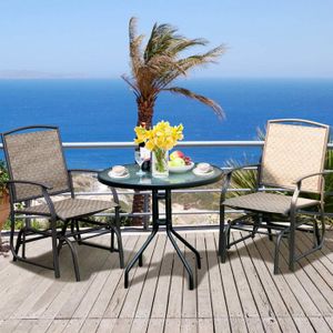 Set Balcon Iowa Allibert - 2 Fauteuils + Table Graphite | Aspect Rotin | Extérieur Résistant Intempéries