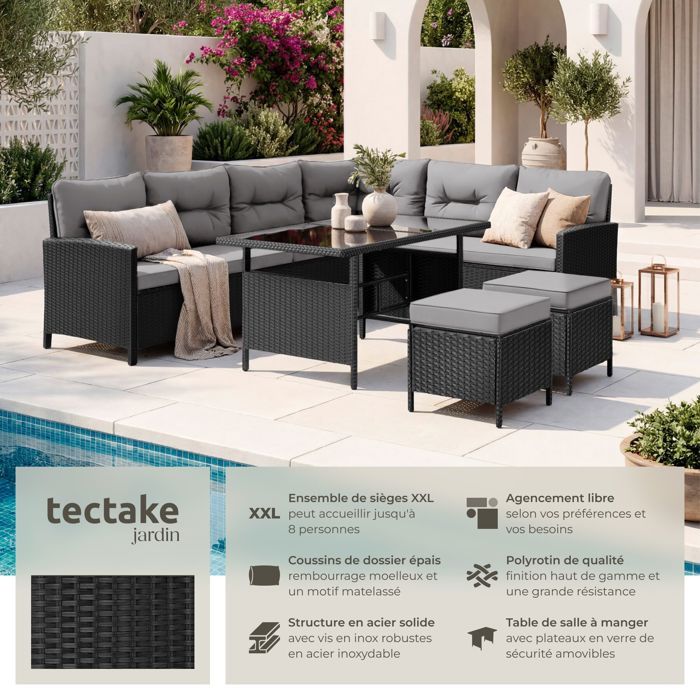 Salon De Jardin Tectake