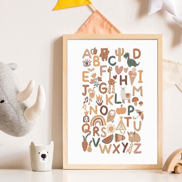 Affiches éducatives Montessori pour tout-petits - Décoration salle de classe