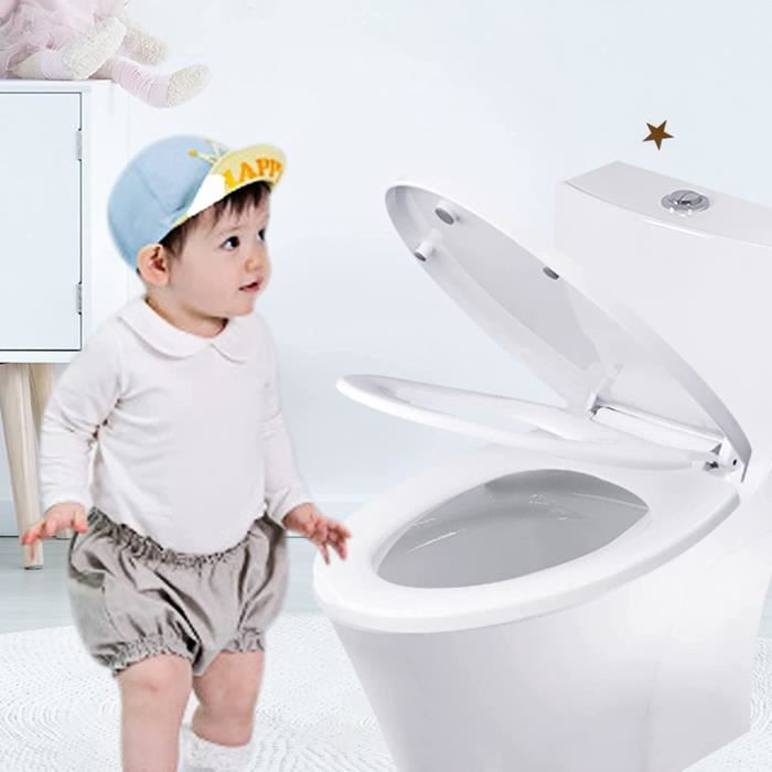 Lunette De Toilette Enfant Et Adulte,Abattant WC Enfant Forme