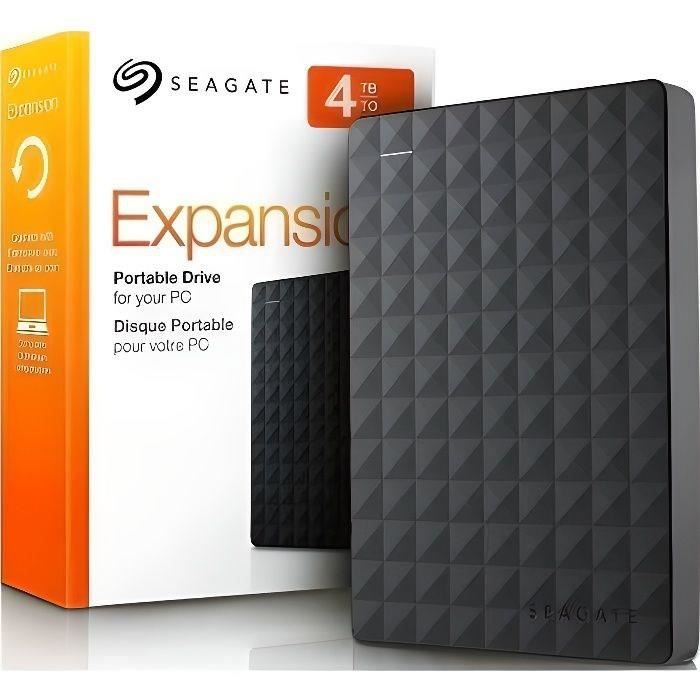 Seagate Disque Dur Externe Expansion portable 4ToSeagate Disque Dur Externe Expansion portable 4To