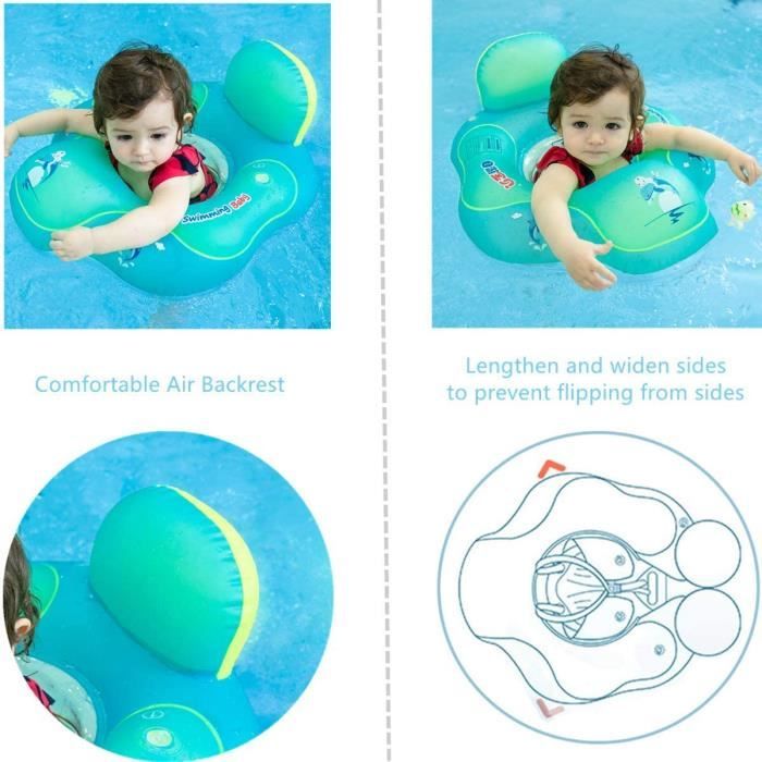 Bouee Bebe,JBSON Swimming Anneau de Bain Bébé de Natation Gonflable pour Bébé  Bouee Piscine Enfant pour Les enfantsde 3 Mois à 36 Mois : : Jeux  et Jouets
