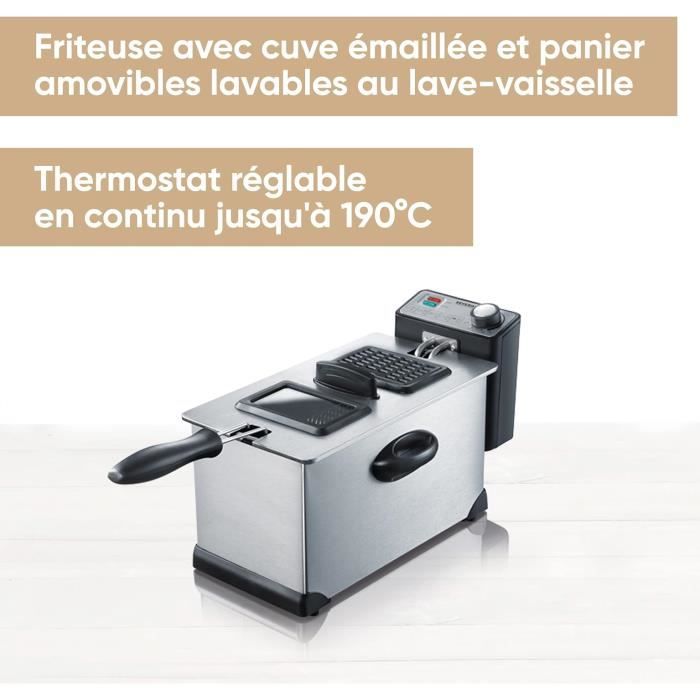 Friteuse à Huile 2500W 5000W, Friteuse Électrique 6 Litre 12 Litre avec