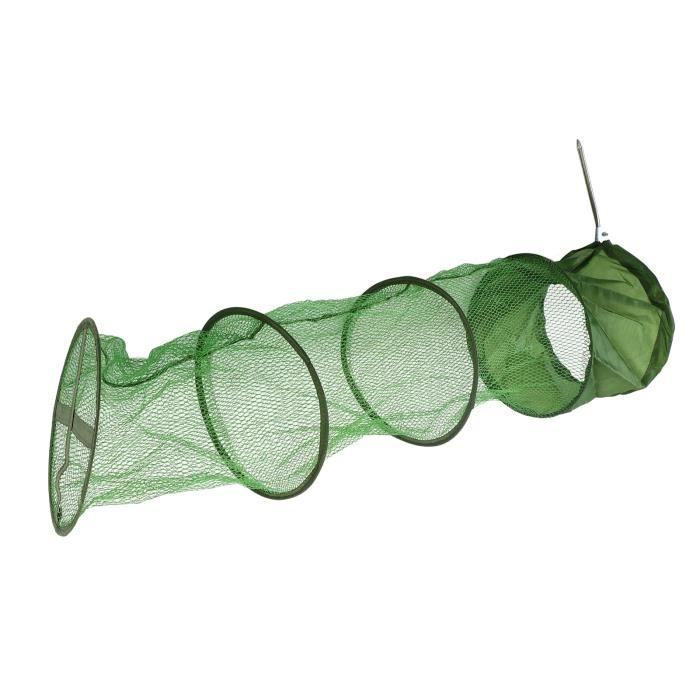 Bourriche De Pêche Flottante - Filet Pliable Avec Flotteur Mousse - Pour Petits Poissons, Crevettes, Crabes - Corde 5 M Incluse
