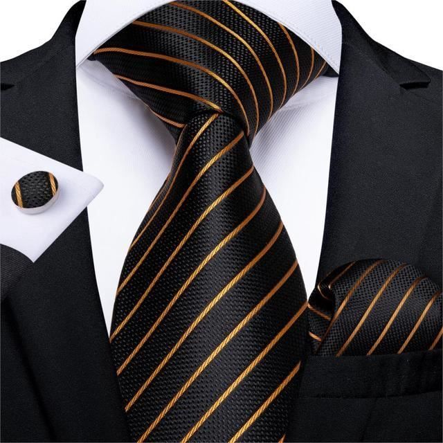 Set Pince à Cravate Et Boutons De Manchette Milacolato - Laiton Argenté, Coffret Cadeau Homme