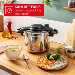 Cocotte SEB 8 Litres Made In France – Argenté, Compatible Gaz Et électrique, Occasion
