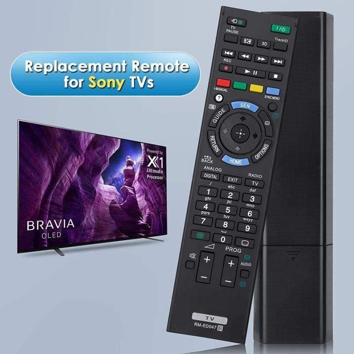 Télécommande de TV pour Sony RM-ED052 / RM-ED050 / RM-ED047 / RM