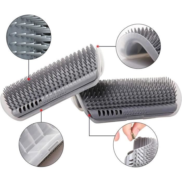 Brosse de Toilettage pour Chat – Massage & Poils Morts
