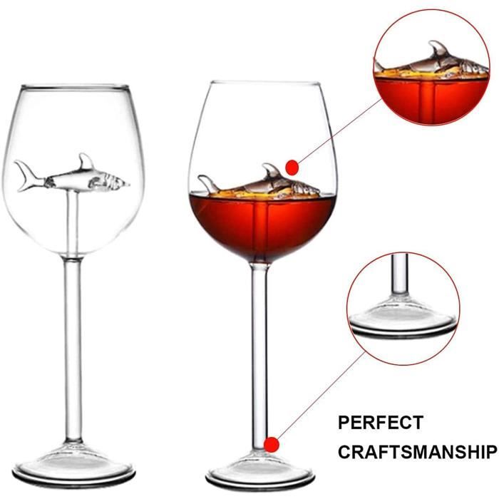 COOKY.D Verres à Eau Incassables Tritan Lot De 4 - Verres à Vin Plastique 16oz, Lave-Vaisselle