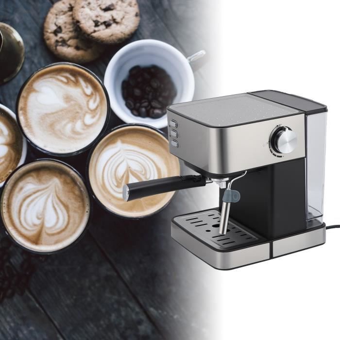 Tbest Machine à café de bureau Petite cafetière semi-automatique Machine à  café en mousse de lait pour ménage 220V-240V (prise - Cdiscount  Electroménager