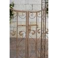 CLP Arche à rosiers SINA avec PORTILLON, exclusive, arceau à rosiers en métal, hauteur 235 cm, largeur 108,5 cm250 cm - marron an...-3