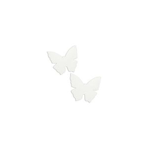 Lot de 4 canons à confettis en papier biodégradables en forme de papillon pour fête, demande en