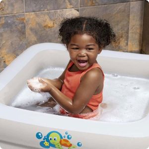 Piscine Familiale, Baignoire Gonflable Et Pliable, Extra Épaisse Pour Piscine Familiale, Baignoire Gonflable Et Pliable, Extra Épaisse Pour