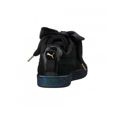 Puma noir store noeud satin