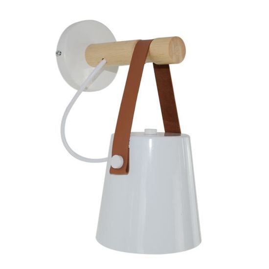 Unny Applique Murale Led Lampe Chevet En Bois Minimaliste Moderne