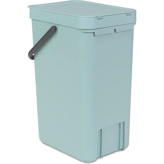 Poubelle à suspendre pour comptoir ou sous évier - petite poubelle de  cuisine avec couvercle - pour porte de placard ou sous évier - Cdiscount  Maison