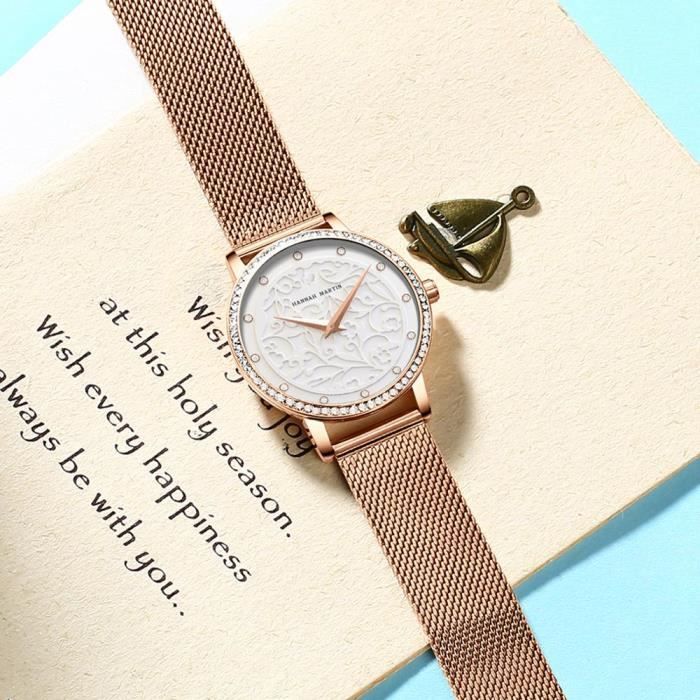 Montre femme avec sale gravure