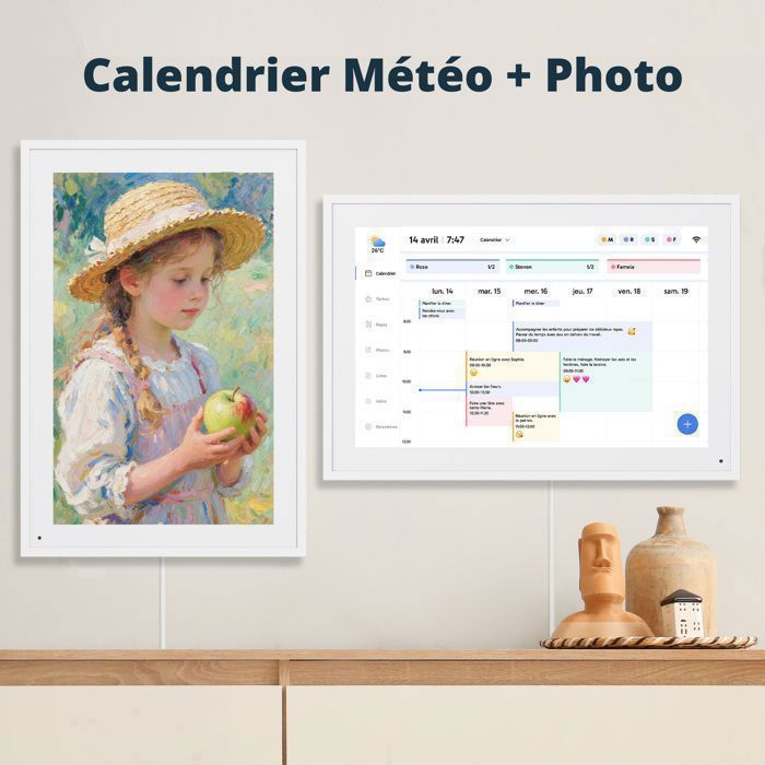 Calendrier Numérique 10,1 Pouces Avec écran Tactile