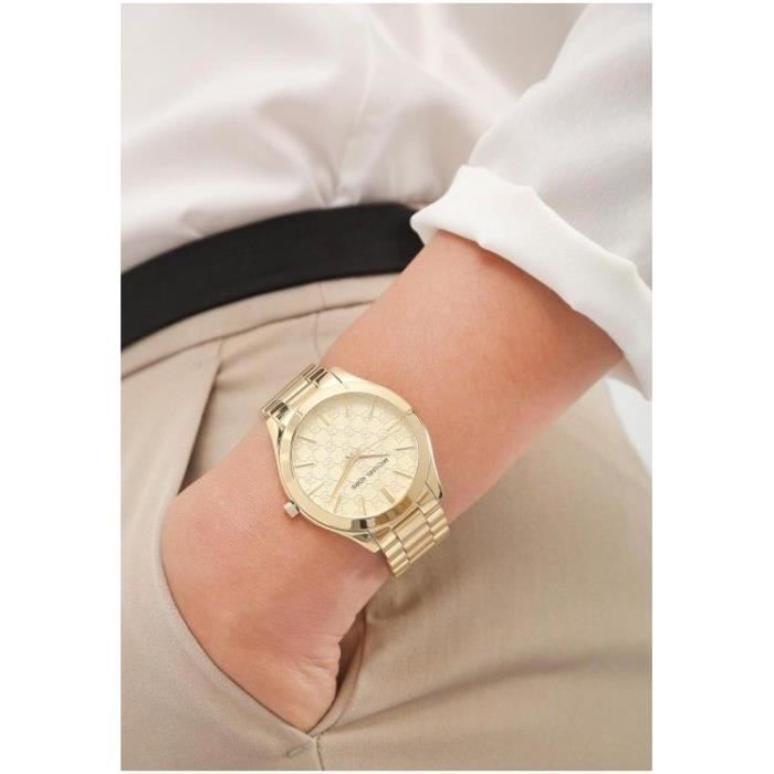 Montre Bracelet MICHAEL KORS RNRTB MK3335 Slim Runway Gold Tone