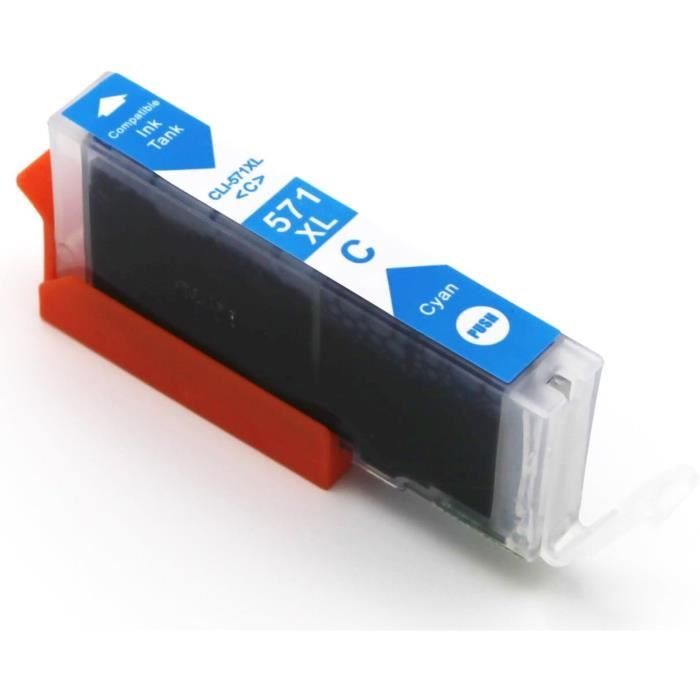 Pack Cartouches D’encre Compatibles Canon 570/571 XL - Pour Imprimantes Pixma MG Et TS