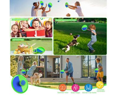 Paw Patrol CATCH-BALL Attraper la balle dans des disques, lancer-attraper, palettes à fermeture