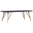 Luxe'3250Super -Table basse décor scandinave - Table de salon Table de thé Table gigogne Aspect de béton 112x60x41 cm MDF-0