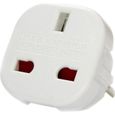 Adaptateur Prise Anglaise UK vers Prise CEE 10A-0