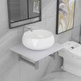 🦎3445Luxueux Magnifique-Meuble de salle de bain Colonne salle de bain Scandinave -Armoire de salle de bain Armoire toilette - en de-0