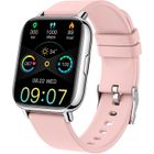 VINSIC Montre Connectée Femme Homme 1,69" Smartwatch Podometre Montre Sport Sommeil Cardiofrequencemetre, 24 Modes Sport Etanche IP68 GPS