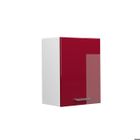 Vicco elément haut de cuisine R-Line, Rouge bordeaux Haute brillance, 45 cm