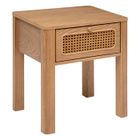 ATMOSPHERA CRÉATEUR D'INTÉRIEUR Tables de chevet "Tiria" en placage frêne 1 tiroir H52,5cm - Atmosphera createur d'interieur