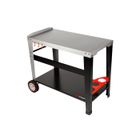 Desserte pour plancha SOMAGIC Sidelia - Gris et noir - 90x47 cm