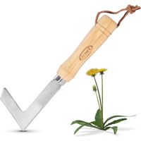 Grattoir de Jardin Desherbeur Manuel en Acier Inoxydable Couteau à Joints pour Enlever la Mousse & Les Mauvaises Herbes Désherbeur