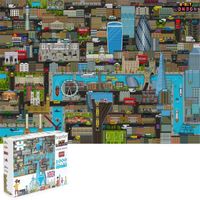 Puzzle bopster 8-bit pixels Londres - Marque bopster - 1000 pièces - Niveau 3