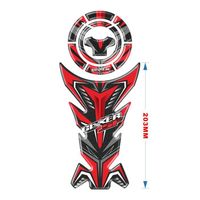 rouge - Autocollants 3D modifiés Gixxer pour moto, Kit de protection de tampon de réservoir, pour Suzuki Gixx