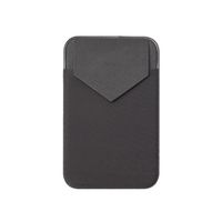 DAMILY® Porte-cartes de crédit - Pack Portefeuille de Cartes de Téléphone pour téléphone portable, étui adhésif en Silicone - gris
