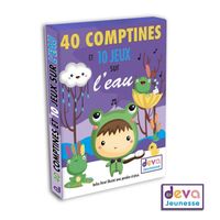 40 Comptines et Jeux sur l'eau ( 2CD + Livre 40 Pages) 