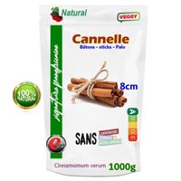 Bâtons de Cannelle Cassia 8 cm - sélection panafricaine -1000g