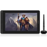 HUION Kamvas 13 Tablette Graphique avec Écran Moniteur de Dessin 13,3 Pouces 120% sRGB Gamut avec PW517 Stylet Sans Pile 