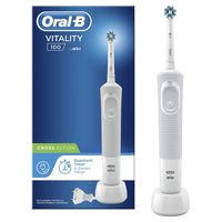Brosse À Dents Électrique Oral-B Vitality 100 - Blanche - Oscillatoire - Minuteur 2 min