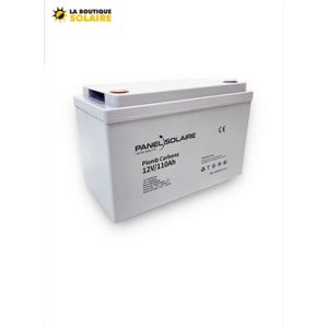 BATTERIE VÉHICULE Batterie 12V/110Ah PLOMB CARBONE PANEL SOLAIRE ( I