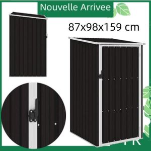 ABRI JARDIN - CHALET Abri de jardin Marrron 87 x 98 x 148/159 cm (large