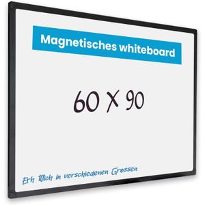TABLEAU - PAPERBOARD Ivol Tableau Blanc Eco Magnetic 60X90 Cadre Noir M
