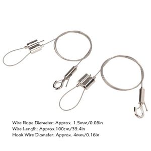 URB Câble métallique Corde à linge extérieure Fil de corde à linge en acier  inoxydable robuste avec tendeur et crochets - Cdiscount Sport