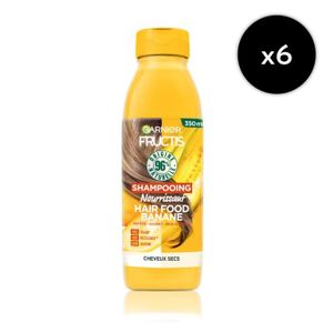 SHAMPOING [LOT DE 6] Shampooing Hair Food Nourrissant banane
