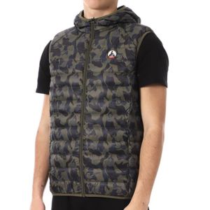 DOUDOUNE Doudoune sans manches Gris/Vert Homme Jott Pat Camo